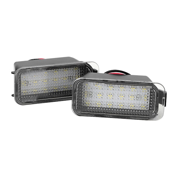 1 Par DC12V 3200K 18 LED Nummerplate Lys Panel Passer for Focus DYB 10-DC12V