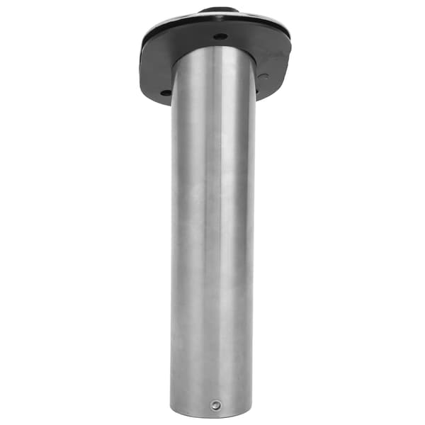 Rustfritt stål, innfelt stangholder 30 grader med PVC-liner og hette for båt yacht