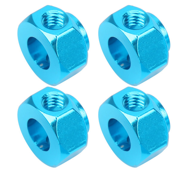 Aluminiumlegering Hex Hub Udvidelsesstykke Tilbehør til Traxxas/TRX4 1/10 RC Modelbil Blå