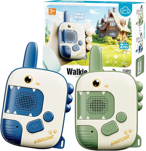 Dinosaurie Walkie-Talkies for Gutter og Jenter i Alderen 3–7 – Intercom-gave