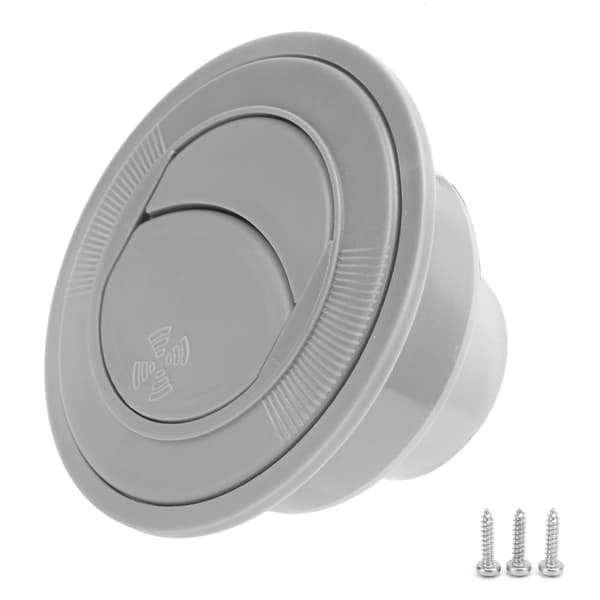 Airconditioningsud 100/76/47mm Grå Rund ABS Universal til RV Båd Bus Bil