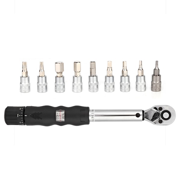 1/4 Torsion Square Wrench Ratchet Ikkuna-tyyppinen 2-14NM polkupyörän hihalle