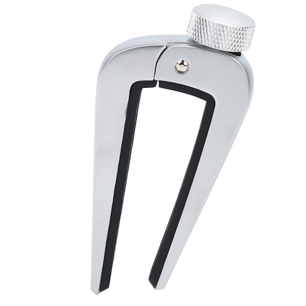 Flanger Gitarr Capo Ukulele Stämning Spänning Multifunktionella Musikinstrument Tillbehör Silver