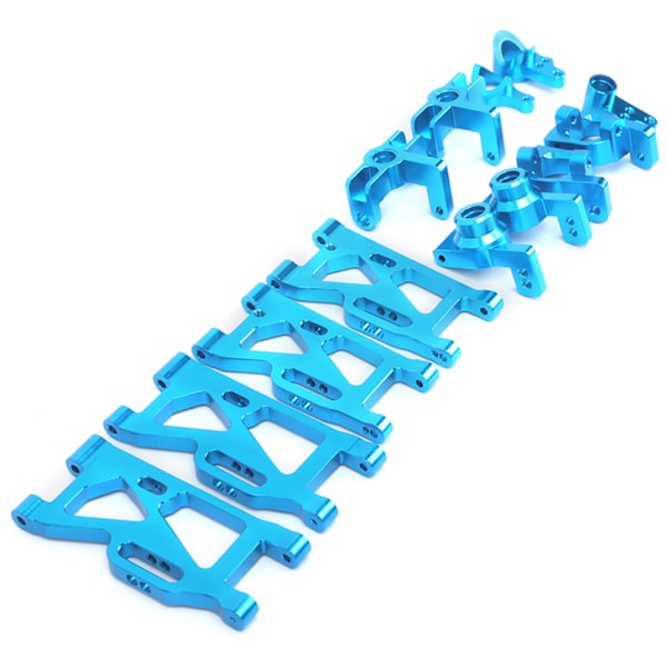 RC Bil Metall Uppgraderingsdelar Kit Styrning Fjädring Arm C-hållare Tillbehör för WLtoys 1/14
