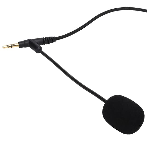 Hodetelefon Lydkabel med Volumkontroll Gaming Headset Ledning for VMODA Svart