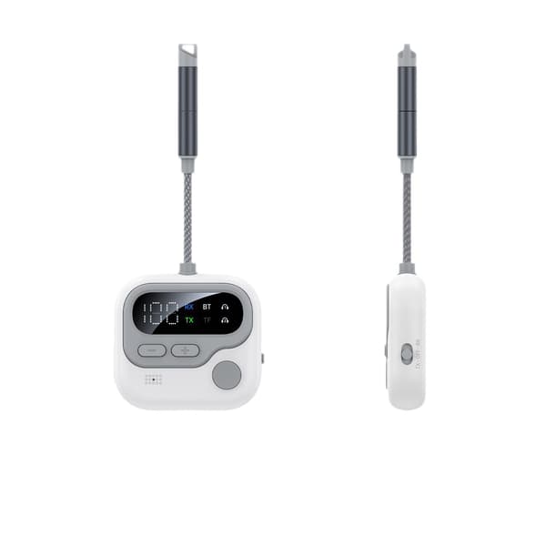Lydadapter for samtidig sending og mottak, Bluetooth-adapter for fly, Bluetooth-sender for TV til trådløse hodetelefoner