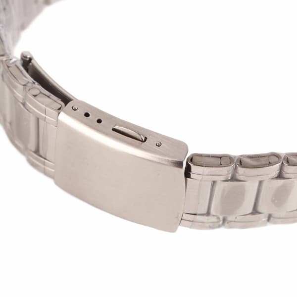 Herre Vandafvisende Quartz Ur Retrograde Prograde Chronograf med Rustfri Stålrem