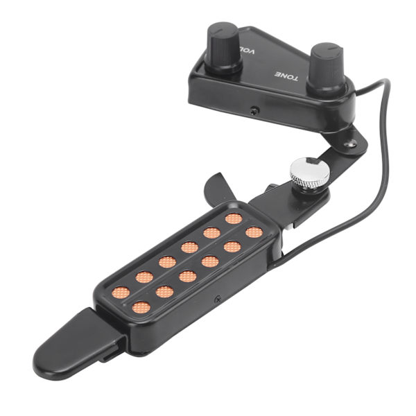 Gitar Pickup 12 Lydhull Elektrisk Transduser med Tone Volumkontroll for Ukulele