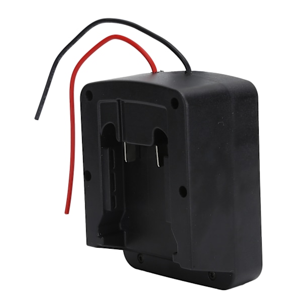Lithium Batteri Adapter Strømstik Montering med Ledninger til Milwaukee M18 18V Sort