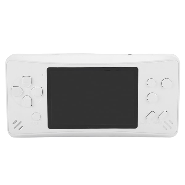 3,5 tuuman värillinen näyttö Minipelikonsolin ohjain Valkoinen, jossa on sisäänrakennettu 218 peliä Valkoinen