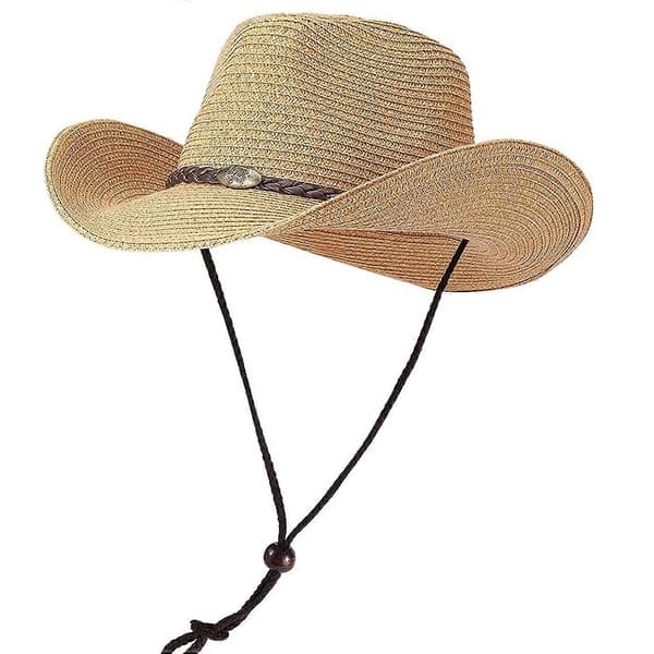 Khaki cowboy-olkahattu