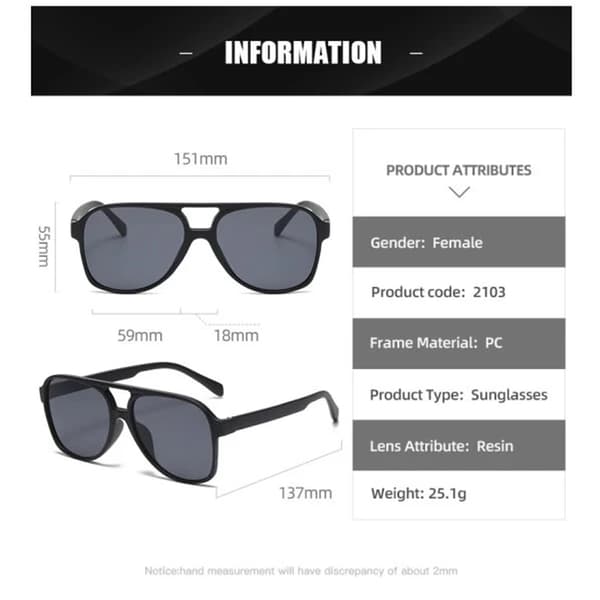 1970'ernes retro aviator polariserede solbriller
