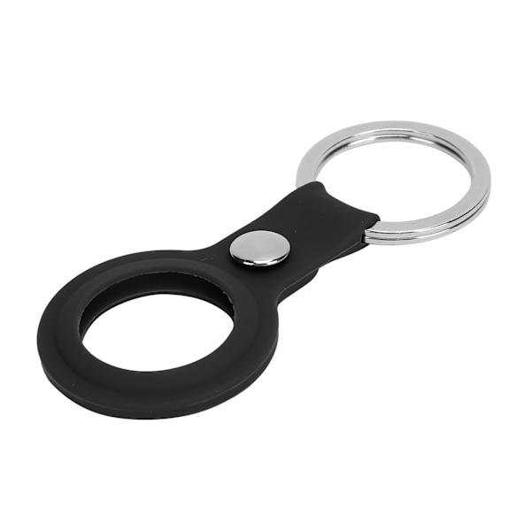 Anti-tab Silikone Nøglering Locator Ærme Skal Beskyttende Cover Etui til IOS (Sort)