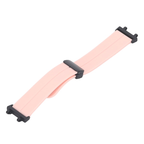 Silikonrem til Amazfit T Rex 2 med Hurtigudløsning Magnetisk Foldbar Spænde Armbånd til Fitness Pink