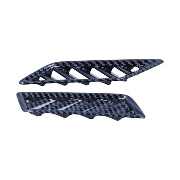 2 stk Dashbord Øvre Luftventil Trim Ramme Venstre Høyre Karbonfiber Stil Passer for MK8 2020‑2021