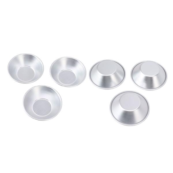 25 stk. Æggetærteforme i aluminium, små tærteforme, mini cupcake kage muffin cookie forme, bageforme til bagning