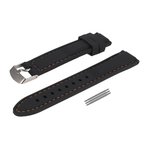 Silikone Urrem Urrem Justerbar Armbåndsur Udskiftningsdel 20mm