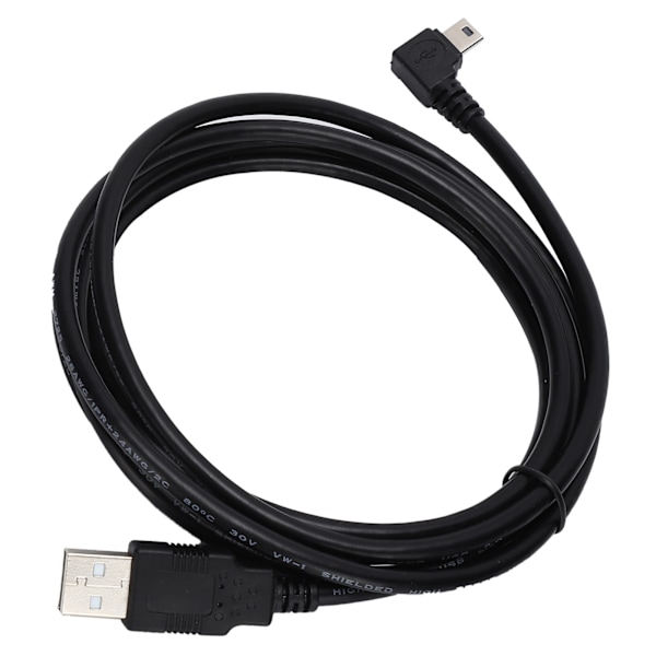 1,8 m / 2,0 jaardia 90 asteen oikea kulma USB 2.0 uros - Mini USB uros kiintolevyn datakaapeli