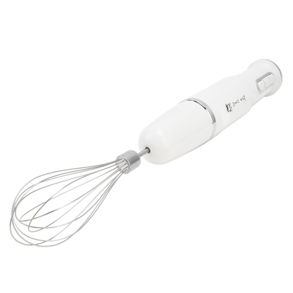 Multifunktionell Handmixer 600W Elektrisk Omrörare Matberedare EU-kontakt 220V Vit