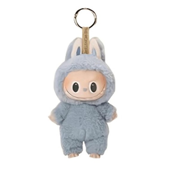 Blind Box Overraskelse! Pop Mart Raboo Plys Nøglering - 17cm Macaron Monstre #5