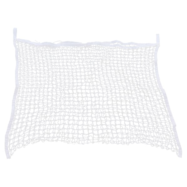Hønetpose PE Vævet Reb Mesh Hulpose Heste Slow Feeder Foderopbevaringspose Hvid 60x90cm / 23,6x35,4in
