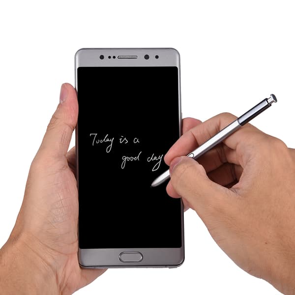 För Samsung Galaxy Note 5 Elektromagnetisk Stylus Touch Pen Universal Ersättning Grå