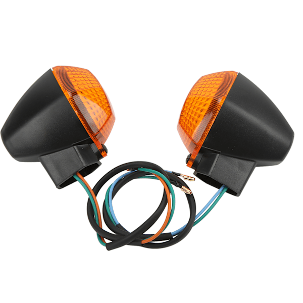 2 stk Motorsykkel Foran Bak Blinklys Indikatorlampe Erstatning for Suzuki DL 1000 650 VStrom (gul)