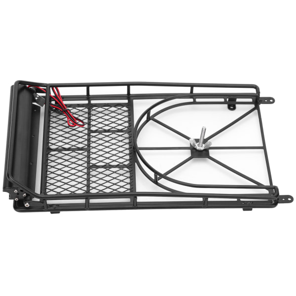 RC Crawler Bil Metall Takstativ Bagasjebærer med 10LED Lysstripe for HSP/Traxxas