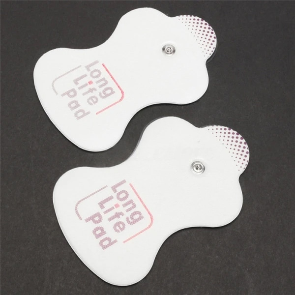 10 elektrodersättningsdynor för Omron Elepuls L massageapparater White onesie