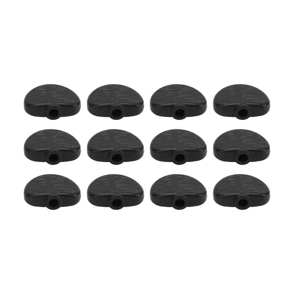 12st Guitar Tuning Peg Machine Head Knobs Plastic Tuning Peg Button for Electric Guitars Semicircle