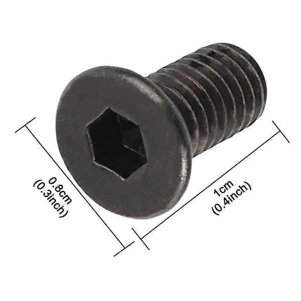10 pcs Scooter Handlebar Front Fork Tube Screws with Hex Handle Replacement Parts Kit for M365
