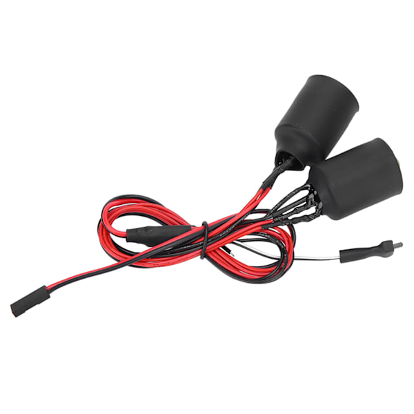 1/10 RC Universell Strålkastare Fjärrkontroll Bil LED-ljus 22mm DIY Modifieringstillbehör Blå Vit