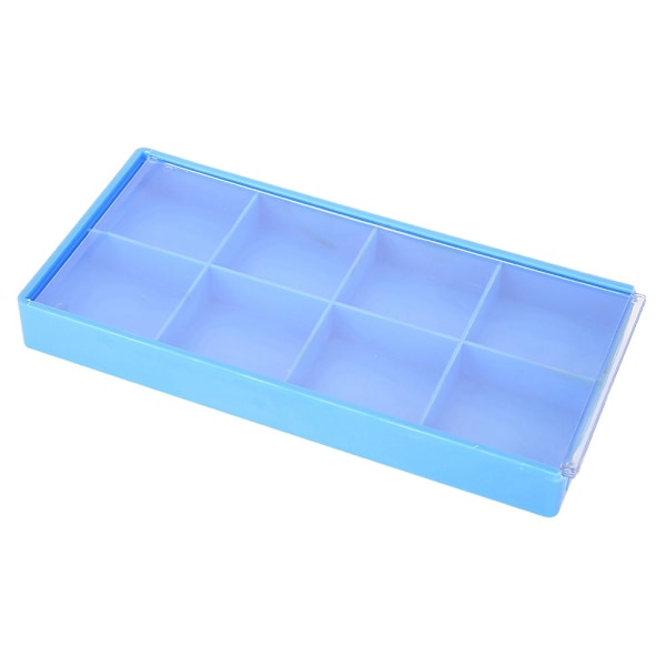 Plastik 8 Rum Opbevaringsboks Smykke Organizer Etui Ur Fund Container Værktøj