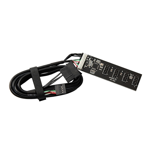 Hub Datamaskin Hovedkort USB2.0 9PIN til 4 Port 9PIN Grensesnitt Adapterkort Utvidelse HUB
