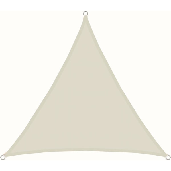 Polyester Triangle Sun Protection UV Shade Seil - 3x3x3, vannavstøtende lerret