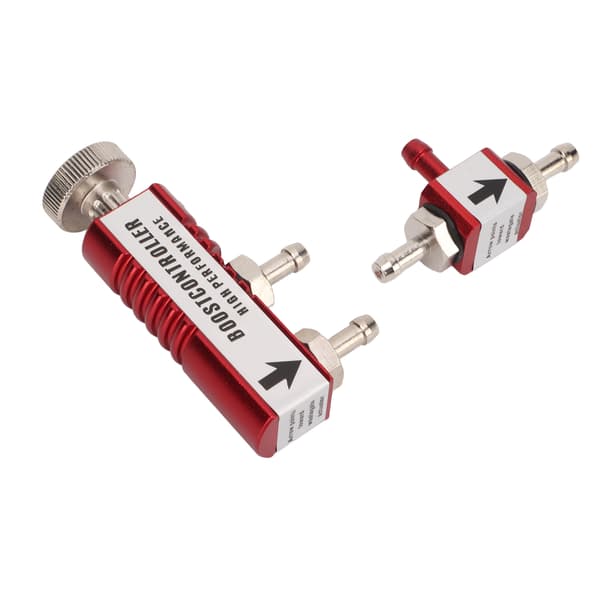 Manuell Turbo Boost Controller Kit Aluminiumslegering 1‑30PSI Justerbar Universal Passform Rød