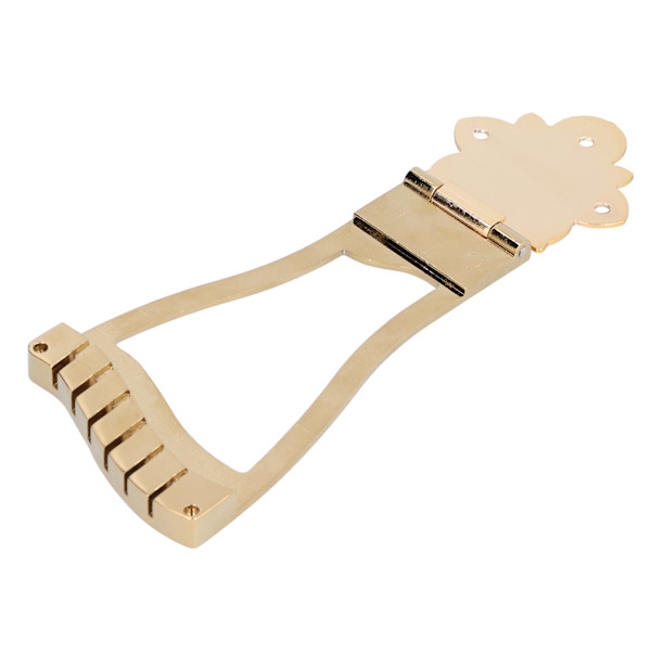 Bro Tailpiece Erstatning for Elektrisk Jazz Gitar Musikkinstrument Tilbehør Gull