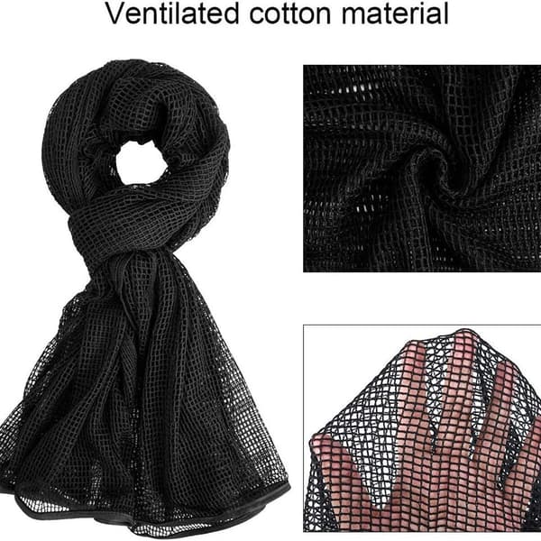 Tactical Mesh Outdoor Sports Chicken Camouflage Large Black