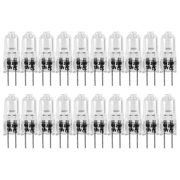 20 stk. G4 halogenpærer, 20W 12V halogenpærer As Shown