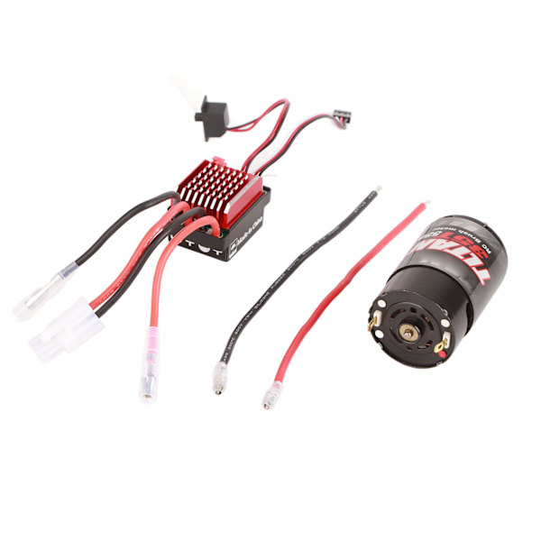550 Harjamoottori 360A Harjallinen Elektroninen Nopeudensäädin ESC Sopii 1/10 RC Auto 35T