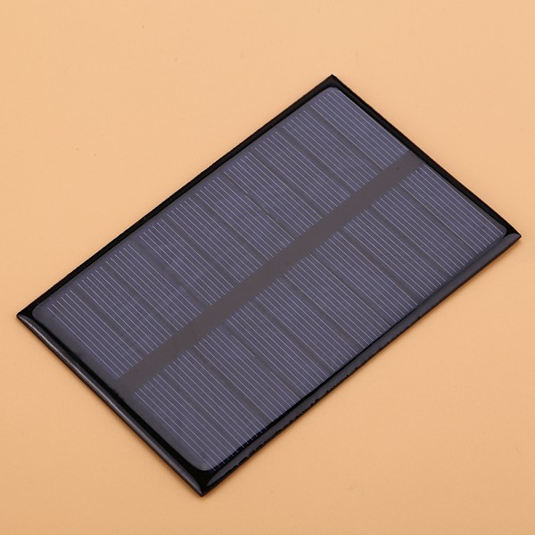 1,2W 5V Mini Bärbar Polykristallin Solpanel DIY Strömförsörjningsmodul Laddare 110*69mm