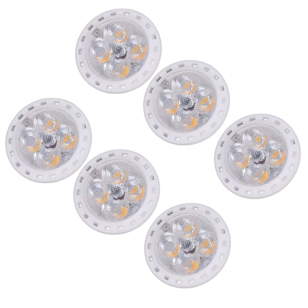 6 stk 360LM LED-lyspærer MR11 4W 12V Spotlyspærer med GU4 Bi Pin-sokkel for hjem Hotell Varm lys 3000K