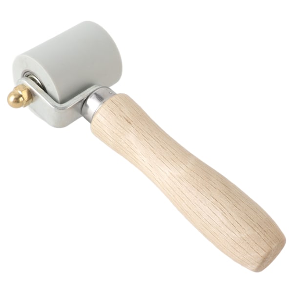 Silikonisauman testaaja, laakerirakenne, ergonominen, irrotettava sauman tasoitusrulla PVC-kattoteipille, harmaa, leveys 45 mm / 1,8 tuumaa