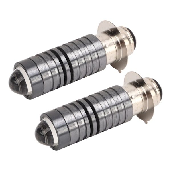 Par P15D LED-lyspærer 10 til 60V 2000LM 20W IP67 Vanntette Motorsykkel-Frontlyspærer for Lastebil Varebil SUV ATV Fullt Gult Lys