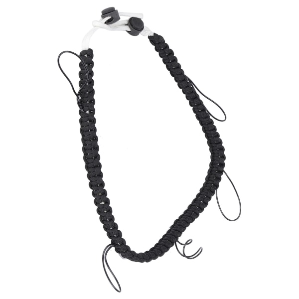 Fluefiske Lanyard Halskjede Nylon Flettet Stropp Fiske Nipper Patch Forcep Holder Verktøy
