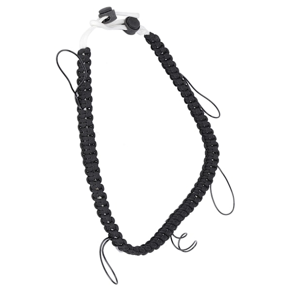 Flugfiske Lanyard Halsband Nylon Flätad Rem Fiske Nipper Patch Forcep Hållare Verktyg