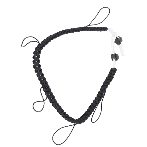 Fluefiske Lanyard Halskjede Nylon Flettet Stropp Fiske Nipper Patch Forcep Holder Verktøy