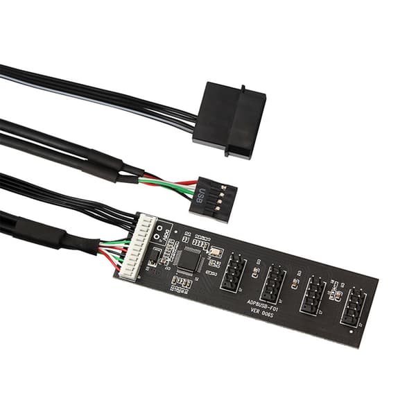 Hub Computer Bundkort USB2.0 9PIN til 4 Port 9PIN Interface Adapterkort Udvidelse HUB