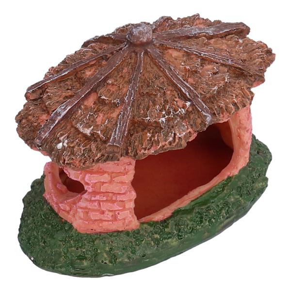 Akvarium Skjul Dekor Simuleringsharpiks Reptilskjul for Fisketank Akvarium