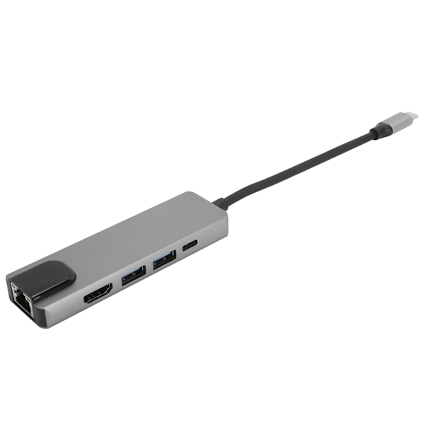 USB C Hub MultiPort -sovitin TypeC - High Definition Multimedia Interface 5 in 1 -sovitin laitteiden liittämiseen